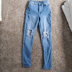 Light wash fashion nova Jean's